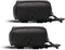 2 Pack Dog Poop Bag Dispenser - Leash Pet Dog Waste Bag Holder in Black