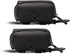 2 Pack Dog Poop Bag Dispenser - Leash Pet Dog Waste Bag Holder in Black