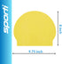 Sporti Adult Unisex Professional Swimming Cap, Latex Swim Cap, 8" x 9.75" inch, Swim Hair Protection Cap
