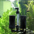 Aquarium Bio Sponge Filter, 2 PCS for Fry Betta Shrimp Fish Tank up to 55 Gal, Quiet Double Sponges