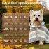 S(515 lb)) Dog Bathrobe, Microfiber Super Absorbent Pet Towel, Quick Drying Robe for Dogs Cats, Double Layer Hooded