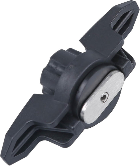 Line Cleat for Kayak Track Mount, Kayak Anchor Cleat for Rail Mount Kayak Fishing Accessories, Black, Pack of 2