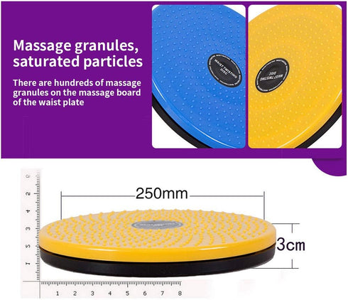 Twisting Waist Disc, Body Shaping Aerobic Exercise Fitness Slim Machine Rotating Board for Female