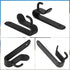 Upgrade Snowboard Wall Mount Clips, Horizontal Skateboard Rack, Storage Display Stand for Room, Garage