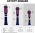 Scott Edward Golf Headcovers for Woods Set of 3, Fits Driver (460cc), Fairway Wood, Hybrid for Golf Bag