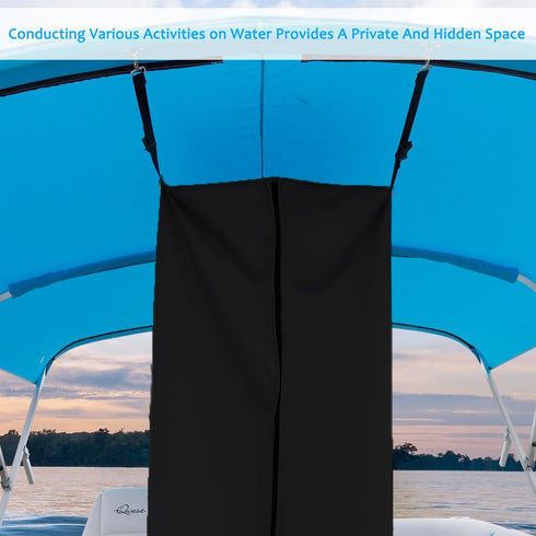 (30" 27" 72" Boat Privacy Changing Tent - Marine Instant Privacy Room Curtain for Changing Clothes, Portable Toilet