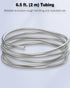 Pawfly Aquarium Airline Tubing 6.5 Feet, Standard 3/16" Black Kink-Resistant PVC Hose for Fish Tank Air Pump