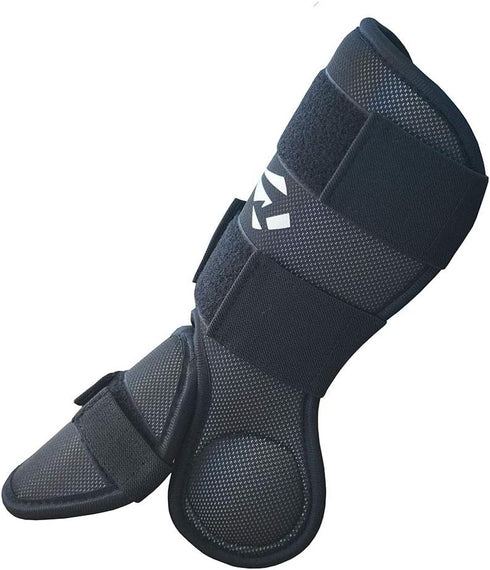 Rawxy Batters Baseball Softball Leg Guard, Foot Guard, Shin Guard for Protection