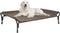 Veehoo Cooling Raised Dog Bed, Guardrail Elevated Chewproof Frame with Washable & Breathable Mesh, Non-Slip, X Large,