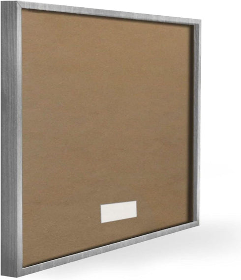Stupell Industries Litter Box Reading Funny Cat Pet Painting, Design by Lucia Heffernan, Gray Framed Wall Art, 24 x 24