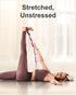 Tumaz Stretching Strap - Non-Elastic Yoga Strap with 10 Loops, Extra Thick, Durable, Soft for Home Workout, Yoga,