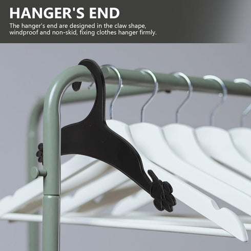 ULTECHNOVO Pet Clothing Hanger, 10PCS Plastic Skid Dog Puppy Cat Clothes Rack for Small Animals