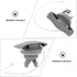 SEWACC 4pcs Air Valve - Inflatable Boat Spiral Air Plugs Replacement Kayak Screw Valve Cover for Rubber Dinghy