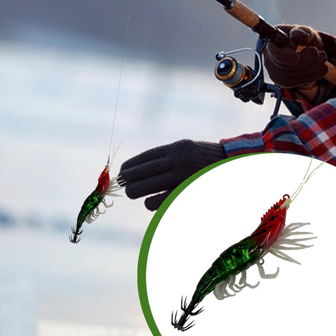 Generic Fishing Baits for Bass,Shrimp Baits Kit Gear - Trout Fishing Lures Kit,for Enthusiast Men Women Family
