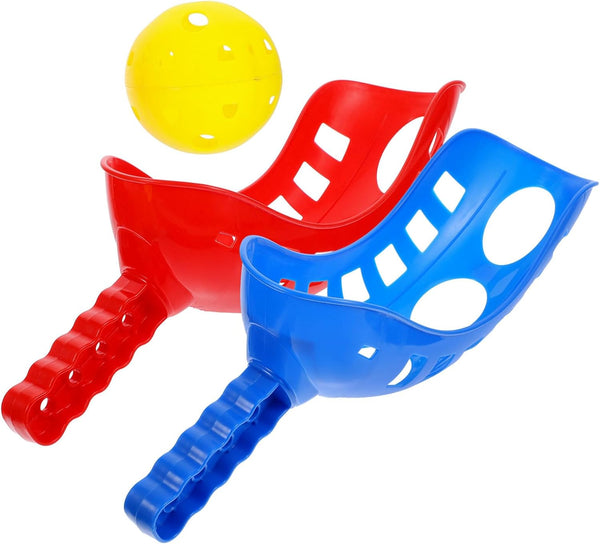 Scoop Ball Game, Plastic Toss and Catch Toys for Kids, Outdoor Indoor Activities for Fun