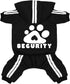 Dog Hoodie, 4 Legs Sweatshirt Jumpsuit, Soft & Warm Pullover Coat for Small Medium Large Dogs Cats (Black, XS)