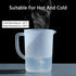 Toguma 2.2 Liter Plastic Water Pitcher, Large-Capacity Household Jug with Lid for Hot Cold Beverages