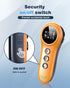 2-in-1 Smart Dog Shock Collar & Bark Collar with 3300FT Remote, IP67 Waterproof (Orange)