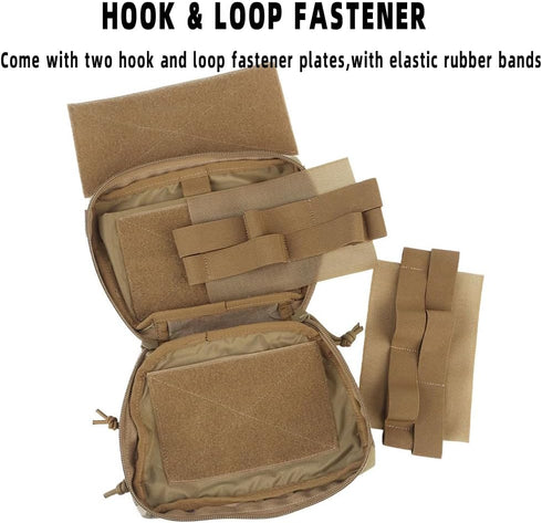 Tactical Vest with Sub Abdominal Pouch, Dump Drop Pouch for Hunting and Airsoft