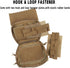 Tactical Vest with Sub Abdominal Pouch, Dump Drop Pouch for Hunting and Airsoft