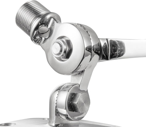 eifagur 316 Heavy Duty High Strength Stainless Steel Marine VHF Antenna Mounts, Adjustable Base Mounts Ratchet