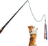 ASOCEA Dog Extendable Teaser Wand, Pet Flirt Stick Pole for Small Medium Large Dogs, Interactive Training Toy