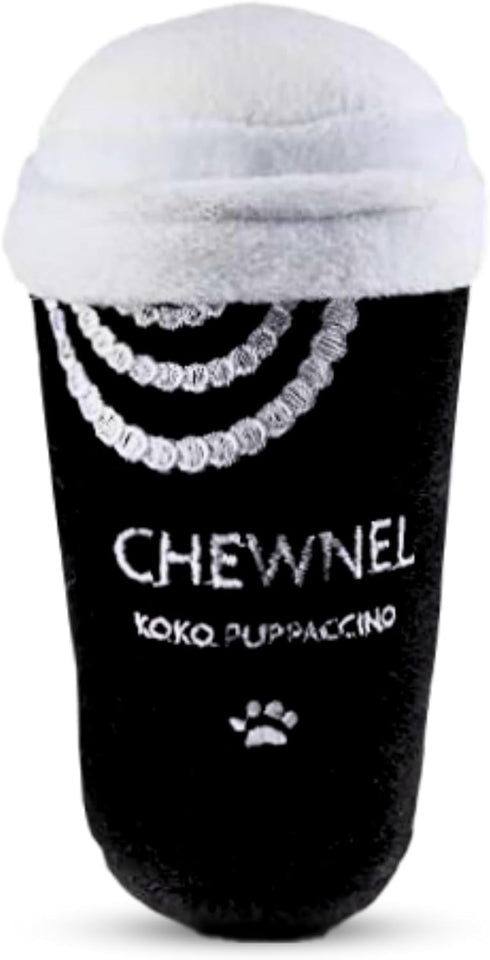 Dog Diggin Designs Nouveau Haute Coffee Station Collection, Unique Squeaky Plush Dog Toys