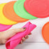 15 Pack Dog Flying Disc Silicone Puppy Flyer Toy - Soft Floating Saucer for Small Medium Dogs