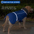 QBLEEV Warm Dog Coat, Waterproof Winter Jacket with Turtleneck & Fleece Lining for Dogs