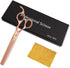 PURPLEBIRD 7 Inch 21-Teeth Chunkers Dog Grooming Scissors, Professional Blunt Tip Trimming Shears for Dogs Cats