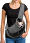 YUDODO Pet Dog Sling Carrier, Large Pocket Adjustable Strap, Anti-Falling Design, Breathable Mesh Travel Safe Bag