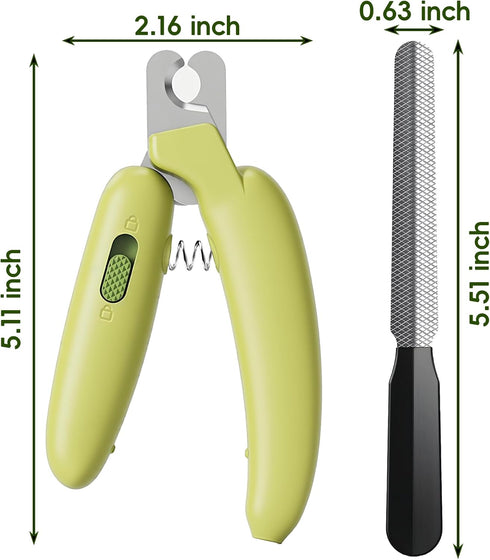 QDCYP Trimmers Dog Nail Clippers,Dog Nail for Small Medium Dogs and Cats - Professional Grooming Tool with Safety Lock