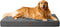 EHEYCIGA Orthopedic Memory Foam Dog Beds for Jumbo Dogs with Removable Waterproof Liner, Dark Grey, 47x29