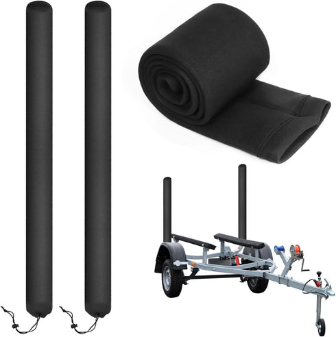 ZHAO 48 Inch Boat Trailer Guide Pole Cover and Pad - Heavy Duty Marine Trailer Guide Poles Cover for Jet Ski Boat