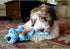 12 inch 13 Smiling Loofa Mat Plush Dog Toy, Long with Squeakers, Cute Soft Squeaky Toy for Medium, Small, Large Dogs