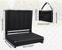 Generic Deluxe Stadium Seat Cushion with Back Support, Black, Portable Folding Chair, Storage Pocket, Padded Bleacher