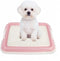 Dmnnlp Dog Potty Tray for Small Dogs, Puppy Potty Training Tray 19.7"x14.5" Indoor