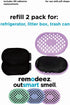 Remodeez Litter Deodorizers Refills, Activated Charcoal Natural Air Fresheners
