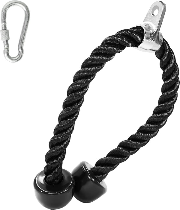 Luwint Fitness Pulley Cable Attachments, Loading Pin, Tricep Rope, Straight Bar, Pulley Wheel