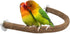 Rypet U Shape Natural Wood Stand Perch for Parrots, Swing Bird Chewing Stand, Cage Accessories for Budgies, Conures,