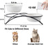 Cat Bowls,Dog Bowls,Ceramic Elevated Pet Raised Cat Food Bowls Set,12 Ounce Small Dogs Bowls,Dishwasher Safe