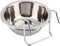 Hanging Pet Bowl: Stainless Steel Dog Crate Bowl for Food and Water with Hook for Dogs and Cats in Cage
