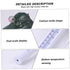Swimming 0-50c, Operitacx Floating Animal-Shaped Pool Thermometer for Pools and Bathtubs, Waterproof Cartoon Reptile