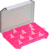 PATIKIL Pink Waterproof Fishing Lure Box, Plastic Tackle Accessory Storage Organizer Container