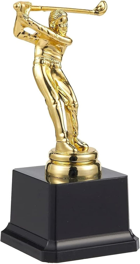 Juvale Golf Trophy - Gold Award Trophy for Golf Tournaments, Competitions, Parties - Plastic, 3 x 7 x 3 Inches