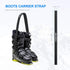 FIREOR Ski Carrier Strap Kit for Snowboard, Pole, and Boot Carry with Adjustable Cushioned Shoulder Sling