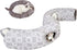 LUCKITTY Geometric Cat Tunnel Bed - Collapsible Oxford Tunnel Tube with Plush Inside for Dogs and Cats