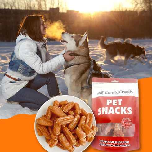 ComfyCradle Friend,3 Pack 14.11 Ounce(Pack 3) All-Natural Dog Treats, Hearty Beef Sausage Links for a Healthy Snack, A