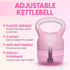 Yes4All Adjustable Kettlebell Sets for Strength Training, Versatile Weight for Workouts