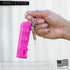 Police Magnum Keychain Pepper Spray, Flip Top Safety 2 Pack 1/2oz, Maximum Heat Strength OC for Self Defense